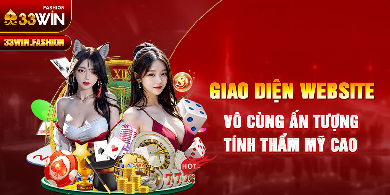 Giao diện website vô cùng ấn tượng, tính thẩm mỹ cao