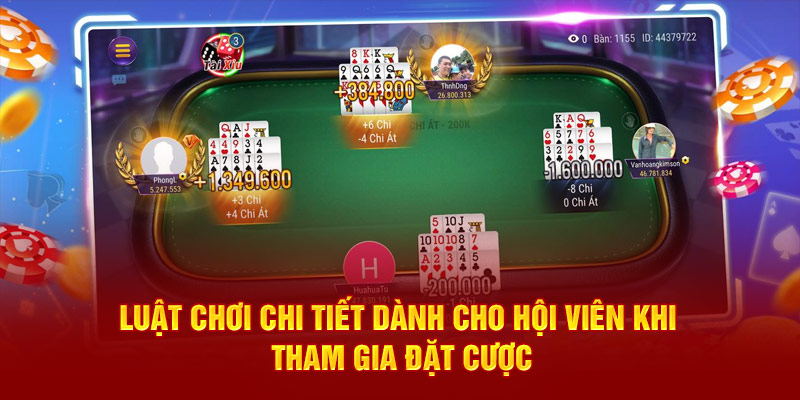 Luật chơi chi tiết dành cho hội viên khi tham gia đặt cược